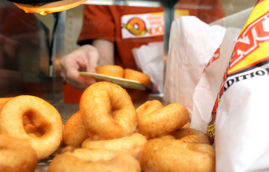 Mini donut with branded bag